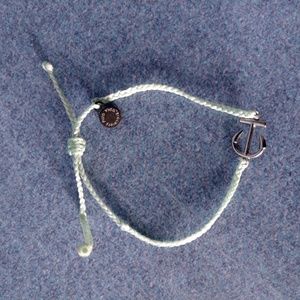 Pura Vida Mint Green with Anchor Charm